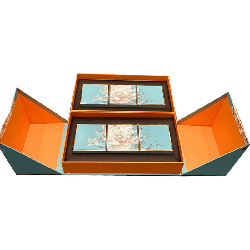 Caixas de embalagem de velas de papelão personalizadas Mooncake Pastry Box Perfume Gift Set Box