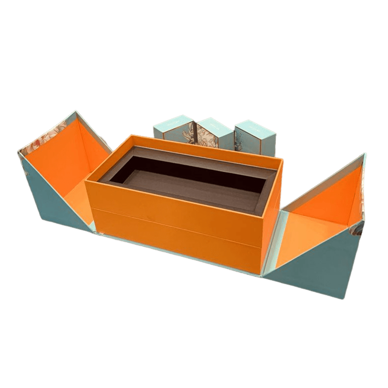 Caixas de embalagem de velas de papelão personalizadas Mooncake Pastry Box Perfume Gift Set Box