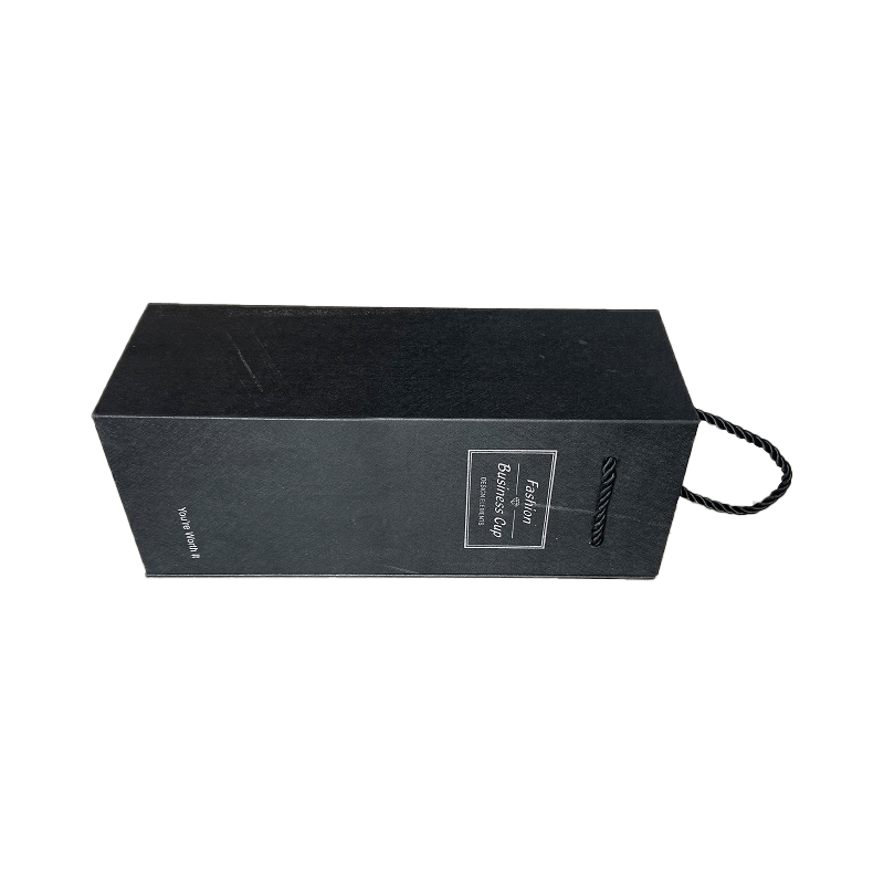 Caixas de vinho com logotipo personalizado de luxo para presente caixa de presente de papelão preto embalagem de caixas de presente para garrafas de vinho