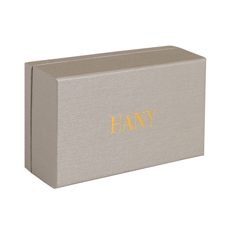 Caixa de presente de folha de ouro de alta qualidade impressa personalizada, caixa de joias, caixa de papelão com tampa
